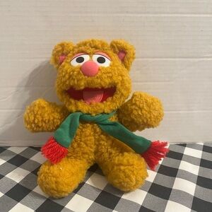 Muppets Baby Fozzie Bear Stuffed Animal 1987 Henson Associates